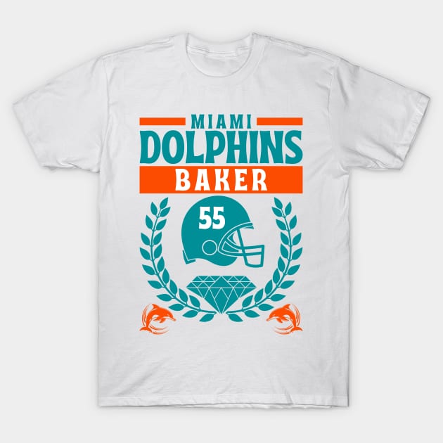 Miami Dolphins Baker 55 Edition 2 T-Shirt by Astronaut.co